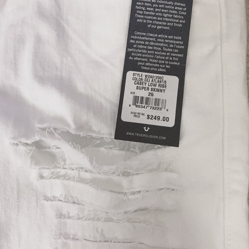 100% brand new True Religion jeans size 25